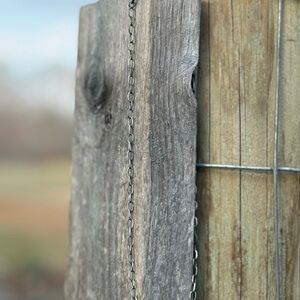 Sterling Silver handmade paperclip Chain Necklace 18”